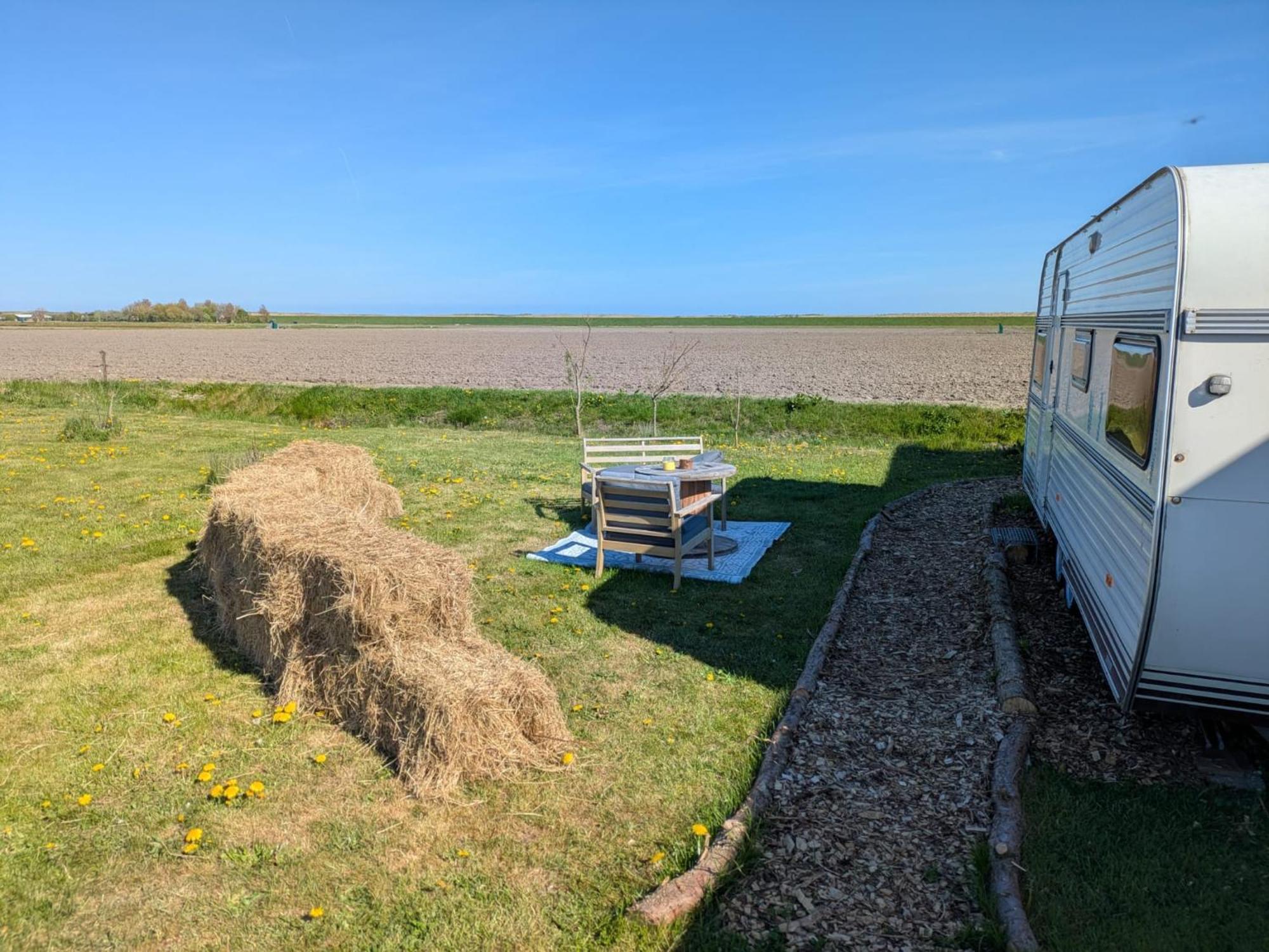 Caravan Zee By Bnb De Kapitein 't Horntje Buitenkant foto
